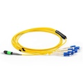 Axiom Manufacturing Axiom Mpo Female To 4 Lc Singlemode 9/125 Fiber Optic Breakout Cable MP8LCSMR7M-AX